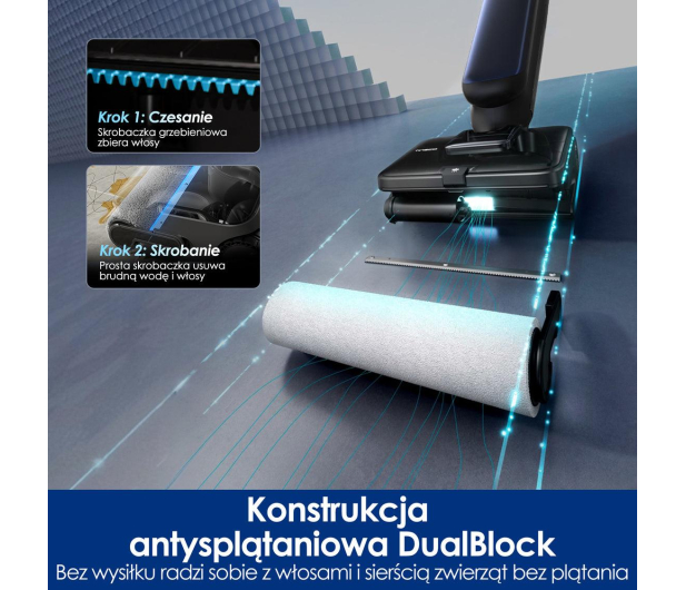 TINECO Odkurzacz myjący Floor One S9 Artist Station - 1515083 - zdjęcie 6